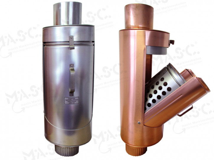 Zinc Leaf Catcher with V2A-Foliage Basket 5 lt for 100 mm pipes